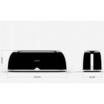 Портативна акустична Bluetooth колонка Hopestar A4 Чорна