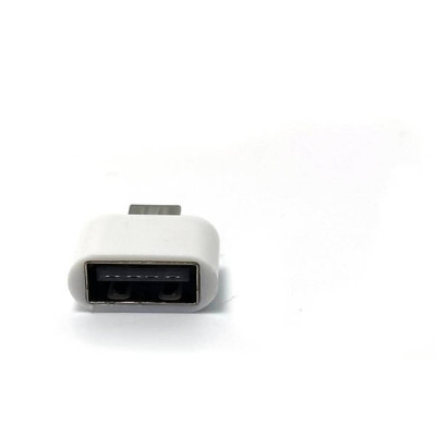 Адаптер перехідник OTG+USB білий
