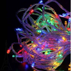 Xmas Гірлянда ВОДОПАД МУЛЬТИК 240 LED (прозорий провід, 2.5*1.5)