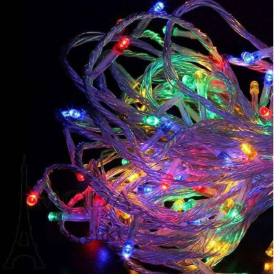 Xmas Гірлянда ВОДОПАД МУЛЬТИК 240 LED (прозорий провід, 2.5*1.5)