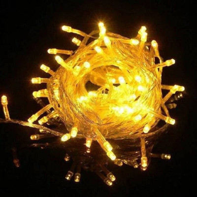 Xmas Нитка 300 LED ЖОВТИЙ (прозорий провід, 20метрів)