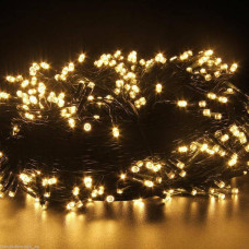 Xmas Нитка 300 LED ЖОВТИЙ (чорний провід,20 метрів)