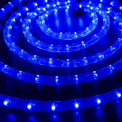 Xmas Rope Light Дюралайт Шланг LED 10 метрів СИНІЙ