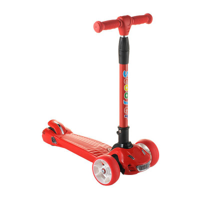 Дитячий Самокат Maxi Scooter SL17 складане кермо Червоний