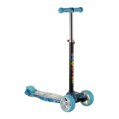 Дитячий самокат Scooter з колесами, що світяться SL3CZ(37) Графіті