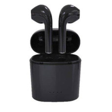 Бездротові bluetooth навушники HBQ i7 TWS micro usb з додатковою станцією + повербанк Чорні