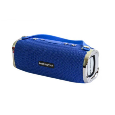 Портативна бездротова колонка Bluetooth Hopestar H24 Синя