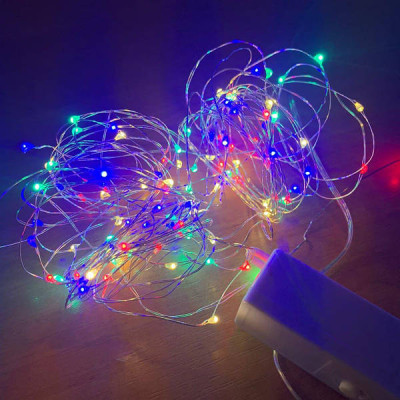Гірлянда мідна проводка 100 LED RD-7106 Мультиколор