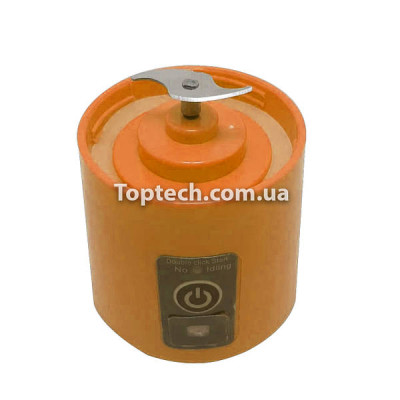 Блендер Smart Juice Cup Fruits USB Помаранчевий 2 ножі