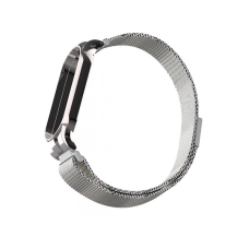 Ремінець Mi Band 5 та 6 Milanese Loop на магніті Срібло