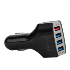 Адаптер CAR 4 USB 009 QC3.0 (7A)