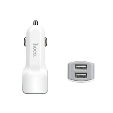 Адаптер HOCO CAR USB DOUBLE Z 23 (білий)