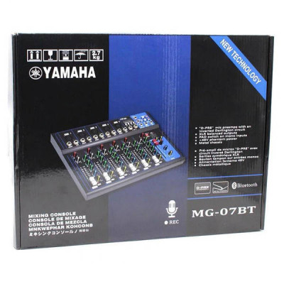 Аудіо підсилювач, пульт мікшерний Yamaha MG-07BT 7 канальний