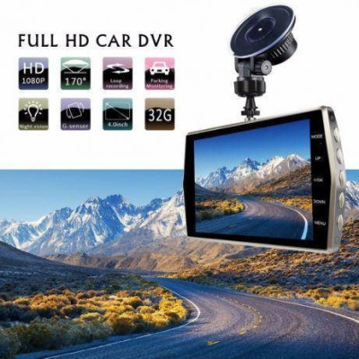 Автомобільний відеореєстратор із двома камерами заднього вигляду DVR SD450 1080P FullHD
