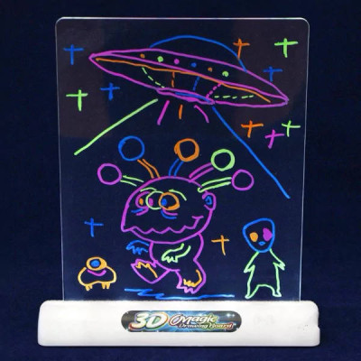 Дошка-планшет 3Д для малювання 3D Magic Drawing Board