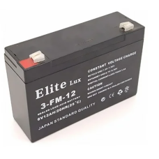 Акумулятор свинцево кислотний Elite Lux 6В 12Ач