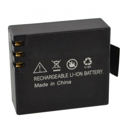 Акумулятор для екшн камер 900mAh, 3.7V Li-ion Battery 3.33Wh