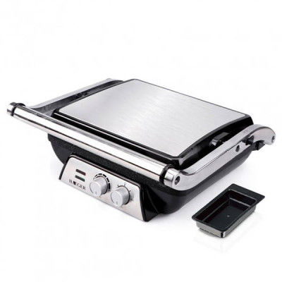 Притискний гриль з регулятором температури та таймером Haeger HG-2684 2000W