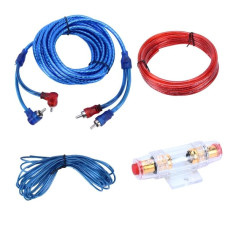 Набір дротів для підсилювача, сабвуфера 1200W YH-128