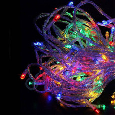 Гірлянда Xmas Нитка 400 LED Мультик (прозорий провід, 20 метрів)