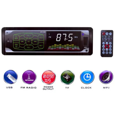 Автомагнітола MP3-3886 ISO 1DIN сенсор