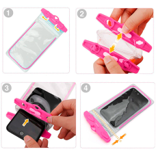 Водонепроникний чохол для телефону Phone Holder for Water Parks Swim Рожевий