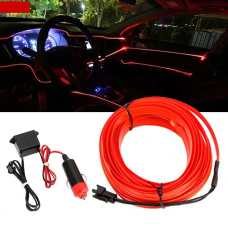 Підсвічування для салону автомобіля CAR Cold Light Line EL-1302-5 м Red