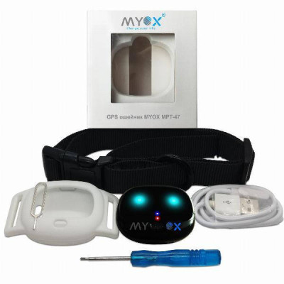 GPS Нашийник для собак MYOX MPT-47DW Білий