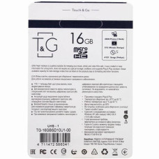 Карта пам'яті microSD Touch&Go 16 Гб із адаптером