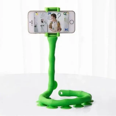 Тримач для телефону у вигляді гусениці Cute Worm Lazy Phone Holder Зелений