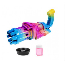 Кулемет генератор мильних бульбашок BUBBLE GUN BLASTER машинка для бульбашок автомат