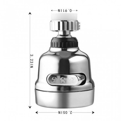 Насадка на кран Water Saver NEW 360° нікельована
