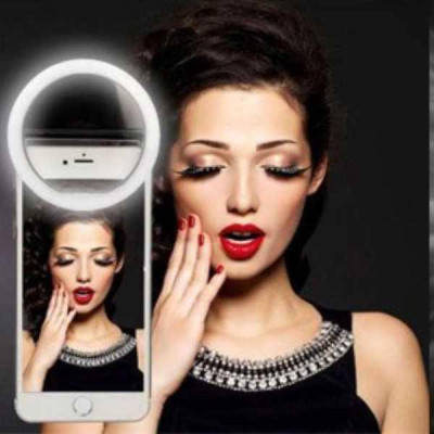Кільце для селфі з підсвічуванням selfie light Біле
