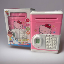 Сейф скарбничка з відбитком пальця Hello Kitty