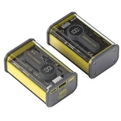 Повербанк 20000 mah kp-25 Чорно-жовтий
