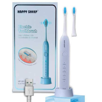 Електрична зубна щітка HAPPY SHEEP HP-301 + 2 насадки