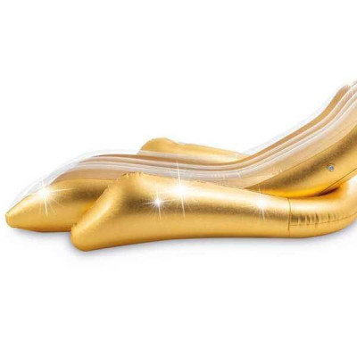 Крісло надувне inteх 56803 gold relax