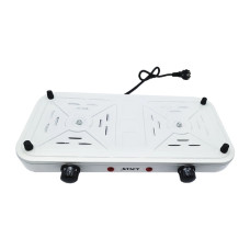 Електроплита спіральна на 2 комфорки Hot Plate A-PLUS Біла