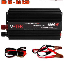 Перетворювач V-TEK 12VDC 220VAC 5VDC 1000W