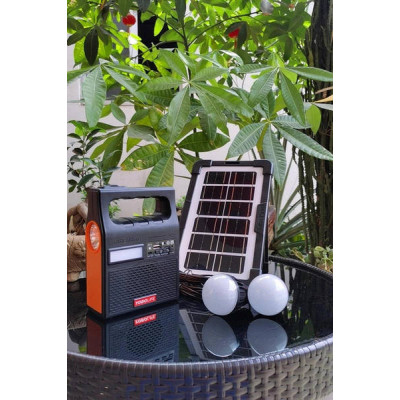 Ліхтар на сонячній батареї LM-3601 MP3/Bluetooth/FM Radio/2 лампи