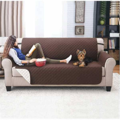 Покривало на диван двостороннє Couch Coat Коричневе