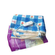 Простирадло електричне з сумкою Electric Blanket 150х120см (дві смуги та квіти)