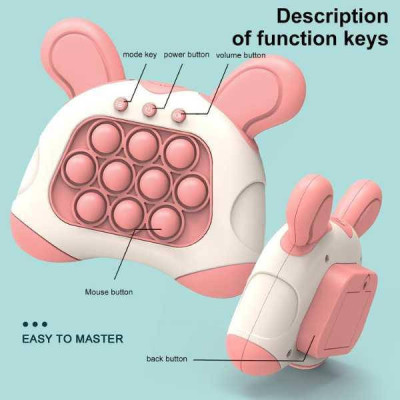 Іграшка антистрес Pop it PRO Rabbit Pink