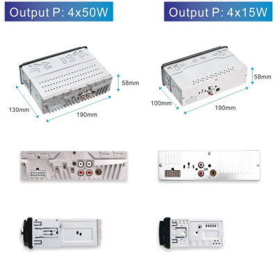 Автомагнітола Bluetooth 1 din Pioneer BT-1785 Чорна