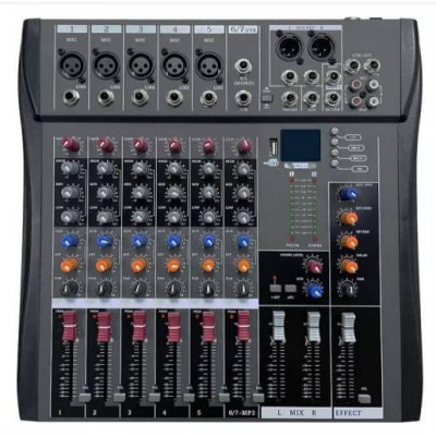 Аудіо мікшер Yamaha MX-606BT (5 каналів)