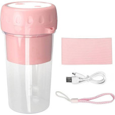 Блендер Portable Juicer 6 ножів рожевий