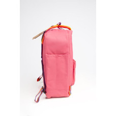Рюкзак Fjallraven Kanken Рожевий кольорова ручка