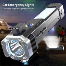 Ліхтар ручний аварійний LED USB + склобій