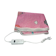 Електропростирадло 70х150см Electric Blanket Рожеве з повітряними кулями