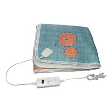 Електропростирадло 70х150см Electric Blanket Бірюзове з апельсином